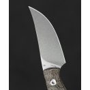 BESTECH Heidi 14C28N Stonewashed Micarta OD Green fixpengés - BFK08C