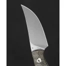 BESTECH Heidi 14C28N Stonewashed Micarta OD Green fixpengés