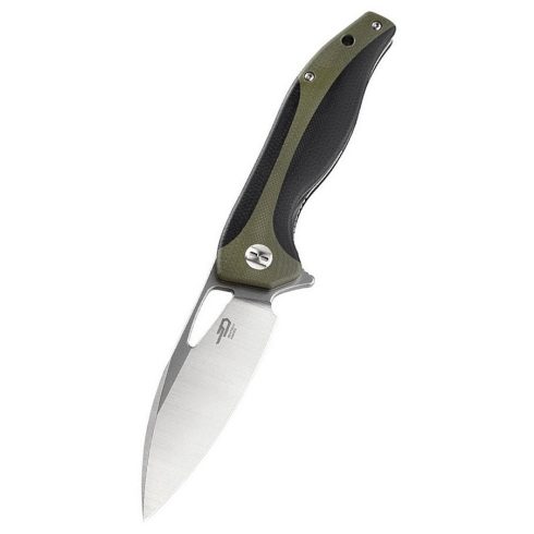 BESTECH Operator Black and Green G-10 zsebkés - BG26A