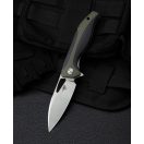 BESTECH Operator Black and Green G-10 zsebkés - BG26A