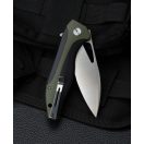 BESTECH Komodo Black and Green G-10 zsebkés