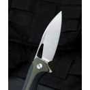 BESTECH Komodo Black and Green G-10 zsebkés