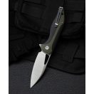 BESTECH Operator Black and Green G-10 zsebkés - BG26A