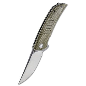 BESTECH Swift Green Micarta zsebkés