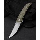 BESTECH Swift Green Micarta zsebkés