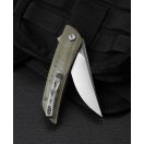 BESTECH Swift Green Micarta zsebkés