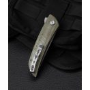 BESTECH Swift Green Micarta zsebkés