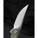 BESTECH Swift Green Micarta zsebkés
