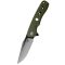 BESTECH Arctic Green G-10 zsebkés