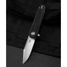 BESTECH Syntax Clip Point Black G-10 zsebkés - BG41A