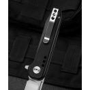 BESTECH Syntax Clip Point Black G-10 zsebkés - BG41A
