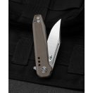 BESTECH Syntax Clip Point Beige G-10 zsebkés - BG41B
