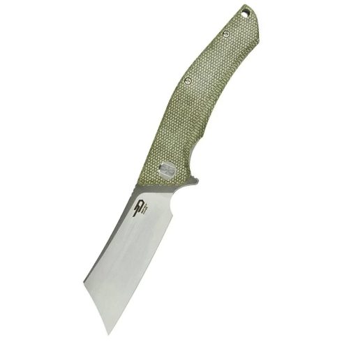 BESTECH Cubis Green Micarta zsebkés - BG42B