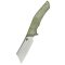BESTECH Cubis Green Micarta zsebkés - BG42B