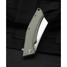 BESTECH Cubis Green Micarta zsebkés - BG42B
