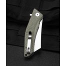 BESTECH Cubis Green Micarta zsebkés - BG42B