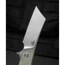 BESTECH Cubis Green Micarta zsebkés