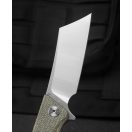 BESTECH Cubis Green Micarta zsebkés - BG42B