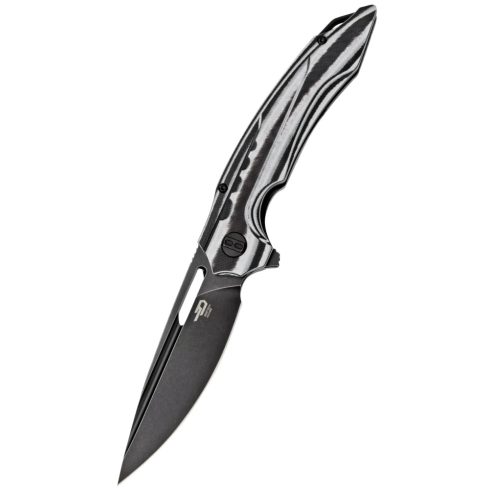 BESTECH Ornetta Carbon Fiber and G-10 Black Stonewash bicska - BL02D