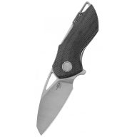 BESTECH Riverstone Black Micarta zsebkés