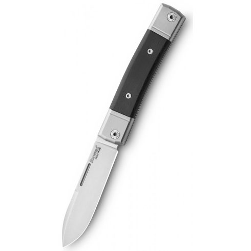 LIONSTEEL Bestman Drop Point Ebony zsebkés