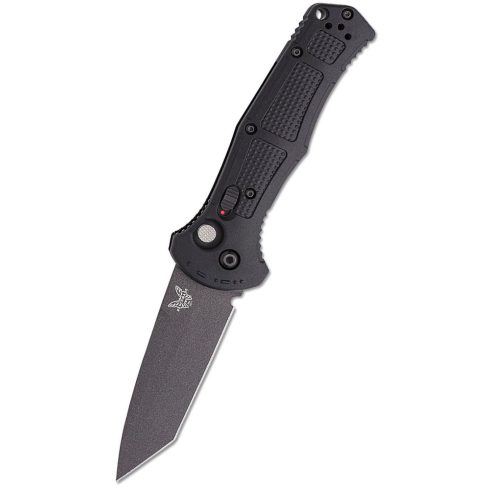 BENCHMADE Claymore Tanto AllBlack rugós bicska