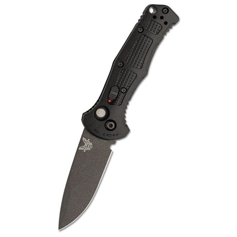 BENCHMADE Mini Claymore AllBlack rugós bicska