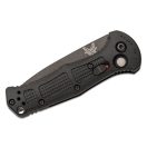BENCHMADE Mini Claymore AllBlack rugós bicska