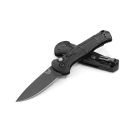 BENCHMADE Mini Claymore AllBlack rugós bicska