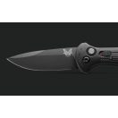 BENCHMADE Mini Claymore AllBlack rugós bicska