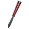 BENCHMADE Balisong Necron Ruby Red G-10 pillangókés