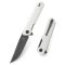 BESTECHMAN Dundee White G-10 & Gray Blade zsebkés - BMK01I