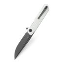 BESTECHMAN Dundee White G-10 & Gray Blade zsebkés - BMK01I
