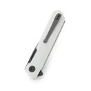 BESTECHMAN Dundee White G-10 & Gray Blade zsebkés - BMK01I
