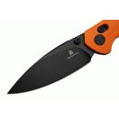 BESTECHMAN Ronan Orange G-10 Black Stonewashed zsebkés - BMK02H
