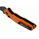 BESTECHMAN Ronan Orange G-10 Black Stonewashed zsebkés - BMK02H