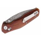 BESTECH Ronan Damascus Rosewood Red zsebkés - BMK02L