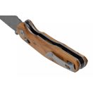 BESTECH Ronan Damascus Olive Wood zsebkés