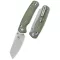 BESTECHMAN Cicada's Wing Green Micarta zsebkés - BMK06-M-2