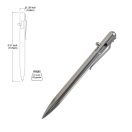 BASTION EDC Bolt Action Pen Stainless taktikai toll
