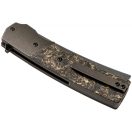 BESTECH Spanish Tip Razor copper carbon fiber zsebkés