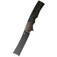 BESTECH Spanish Tip Razor black and green zsebkés