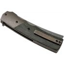 BESTECH Spanish Tip Razor black and green zsebkés