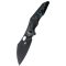 BESTECH Nogard Black Blue marble carbon fiber zsebkés