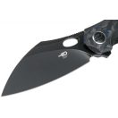BESTECH Nogard Black Blue marble carbon fiber zsebkés