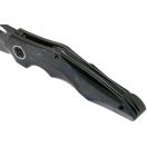 BESTECH Nogard Black Blue marble carbon fiber zsebkés