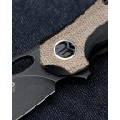 BESTECH Nogard canvas micarta zsebkés