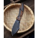 BESTECH Lockness Damascus Orange G-10 Black Blade zsebkés