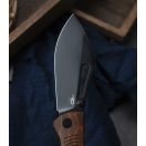BESTECH Lockness Damascus Orange G-10 Black Blade zsebkés