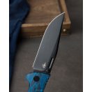 BESTECH Keen II Black Blue G-10 Black Blade zsebkés - BT2301D